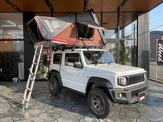 　ｉｋａｍｐｅｒノマドキャンパー仕様　ＭＴ車　ＳＫＹＣＡＭＰ　ＭＩＮＩルーフテント　アストロホイール１６インチ＆ＢＦＧタイヤ　オリジナルフロントグリル(7枚目)