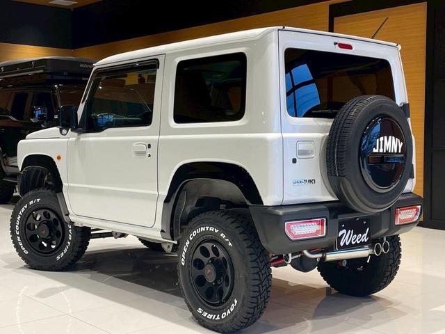 ジムニー ＸＣ　コンプリートモデル　ＢＫスタイル　ピュアホワイトパール　５ＺＩＧＥＮマフラー　アストロＤＣ　オープンカントリー／Ｒ／Ｔ／１８５／８５／１６　３インチリフトアップ　ガラスリッド　筆記体フロントグリル（28枚目）