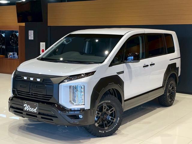 デリカD:5 シャモニー シャモニー7人乗り ワーロックボディキット オリジナルホイール オリジナルKANONE16AWホイール BFG/ATタイヤ235/70R/16 アルパイン11型ナビゲーション マルチアラウンドモニター(2枚目)