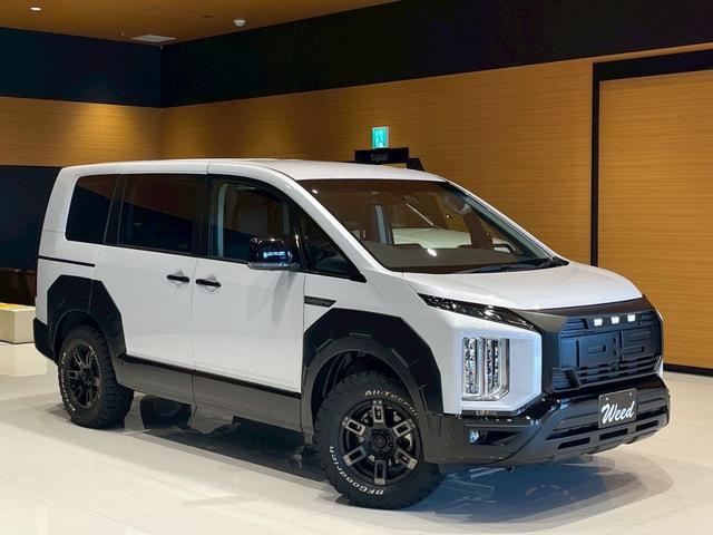 デリカD:5 シャモニー シャモニー7人乗り ワーロックボディキット オリジナルホイール オリジナルKANONE16AWホイール BFG/ATタイヤ235/70R/16 アルパイン11型ナビゲーション マルチアラウンドモニター(17枚目)