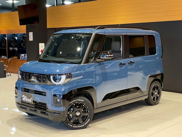 デリカミニ Ｔ　プレミアム　デリマルパッケージ　ＢＫスタイル　１５インチホイール　オープンカントリーＲＴ　純正１２．３インチナビ＋７インチ一体型ディスプレイ　前後ドラレコ搭載デジタルインナーミラー　ラプター塗装　ＨＤＭＩ　ｔｙｐｅＣ　ＥＴＣ２．０（2枚目）