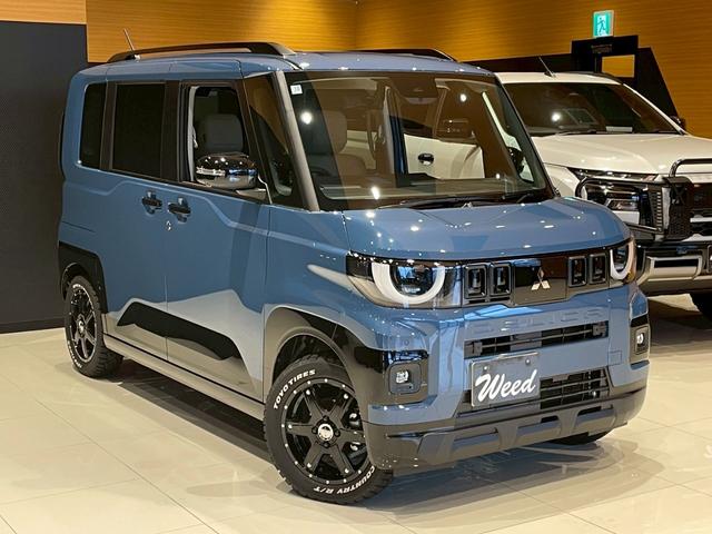 デリカミニ Ｔ　プレミアム　デリマルパッケージ　ＢＫスタイル　１５インチホイール　オープンカントリーＲＴ　純正１２．３インチナビ＋７インチ一体型ディスプレイ　前後ドラレコ搭載デジタルインナーミラー　ラプター塗装　ＨＤＭＩ　ｔｙｐｅＣ　ＥＴＣ２．０（15枚目）