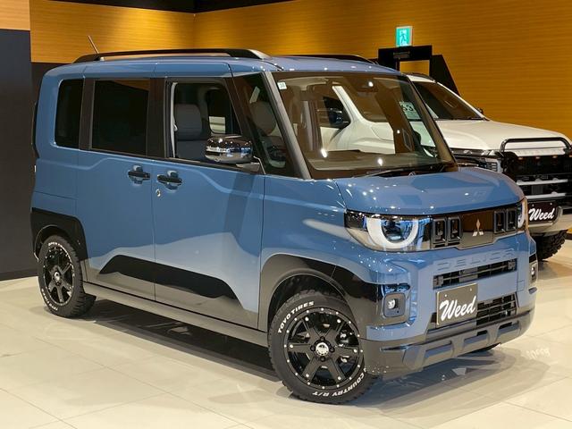 デリカミニ Ｔ　プレミアム　デリマルパッケージ　ＢＫスタイル　１５インチホイール　オープンカントリーＲＴ　純正１２．３インチナビ＋７インチ一体型ディスプレイ　前後ドラレコ搭載デジタルインナーミラー　ラプター塗装　ＨＤＭＩ　ｔｙｐｅＣ　ＥＴＣ２．０（16枚目）