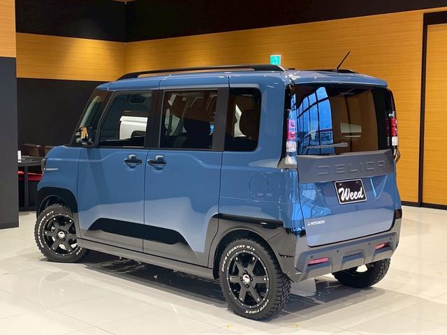 デリカミニ Ｔ　プレミアム　デリマルパッケージ　ＢＫスタイル　１５インチホイール　オープンカントリーＲＴ　純正１２．３インチナビ＋７インチ一体型ディスプレイ　前後ドラレコ搭載デジタルインナーミラー　ラプター塗装　ＨＤＭＩ　ｔｙｐｅＣ　ＥＴＣ２．０（35枚目）