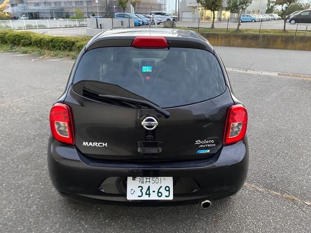マーチ ボレロ 車検R9年8月 禁煙車 スマートキーx2 Bluetooth対応ナビ&フルセグTV アラウンドビューモニター LEDヘッドライト&ポジション&ルームランプ&ナンバー灯 純正アルミホイール 保証付(14枚目)