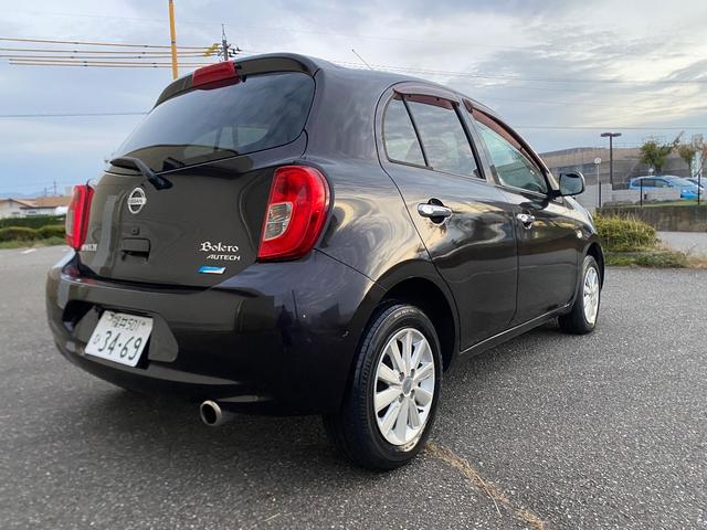 マーチ ボレロ 車検R9年8月 禁煙車 スマートキーx2 Bluetooth対応ナビ&フルセグTV アラウンドビューモニター LEDヘッドライト&ポジション&ルームランプ&ナンバー灯 純正アルミホイール 保証付(17枚目)