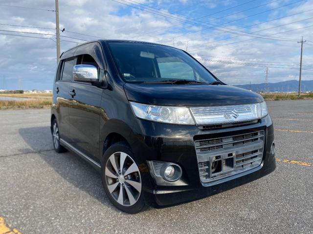 ワゴンＲスティングレー ＴＳ　４ＷＤ　ターボ　禁煙車　パドルシフト　スマートキーｘ２　ナビ＆ＴＶ　ＬＥＤポジション＆ルームランプ＆ナンバー灯　純正１５インチアルミホイール　車検整備付（2枚目）