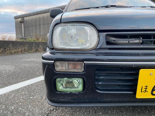 ミラ Ｊ－タイプＱ　５速マニュアル　社外ショック＆スプリング　ワンオフマフラー　アヴァンツアート内装換装　フェンダートリム　社外アルミ　Ｂｌｕｅｔｏｏｔｈ対応オーディオ　車検整備付（10枚目）