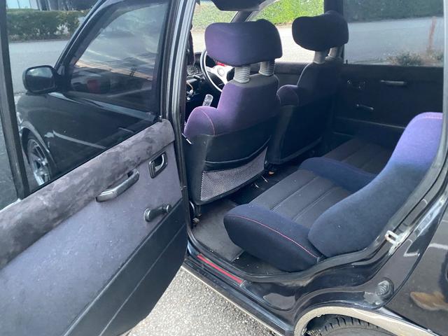 ミラ Ｊ－タイプＱ　５速マニュアル　社外ショック＆スプリング　ワンオフマフラー　アヴァンツアート内装換装　フェンダートリム　社外アルミ　Ｂｌｕｅｔｏｏｔｈ対応オーディオ　車検整備付（47枚目）