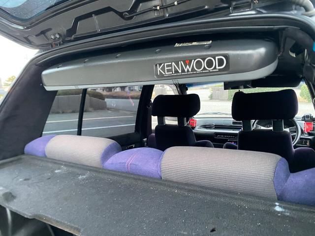 ミラ Ｊ－タイプＱ　５速マニュアル　社外ショック＆スプリング　ワンオフマフラー　アヴァンツアート内装換装　フェンダートリム　社外アルミ　Ｂｌｕｅｔｏｏｔｈ対応オーディオ　車検整備付（54枚目）