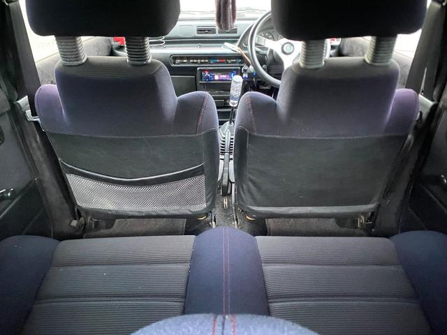 ミラ Ｊ－タイプＱ　５速マニュアル　社外ショック＆スプリング　ワンオフマフラー　アヴァンツアート内装換装　フェンダートリム　社外アルミ　Ｂｌｕｅｔｏｏｔｈ対応オーディオ　車検整備付（55枚目）