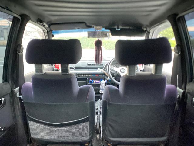 ミラ Ｊ－タイプＱ　５速マニュアル　社外ショック＆スプリング　ワンオフマフラー　アヴァンツアート内装換装　フェンダートリム　社外アルミ　Ｂｌｕｅｔｏｏｔｈ対応オーディオ　車検整備付（57枚目）