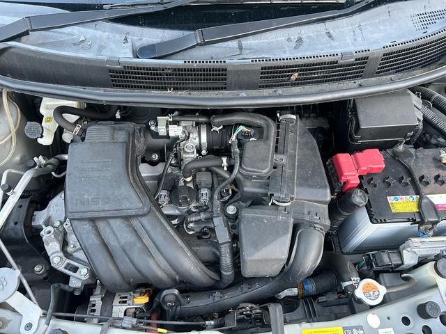 マーチ X Vセレクション 車検2年 ワンオーナー 純正オーディオ AM FM CD AUX キーレス 電動格納ミラー パワーウィンドウ 集中ドアロック ABS タイミングチェーン CVT アイドリングストップ(32枚目)