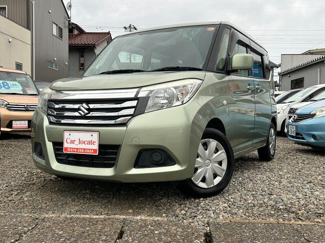 ソリオ Ｇ　車検２年　ナビ　バックカメラ　ＦＭ　ＡＭ　ＣＤ　ＤＶＤ　ＢＬＵＥＴＯＯＴＨ　電動スライドドア　シートヒーター　キーレス　プッシュスタート　電動格納ミラー　パワーウィンドウ　バイザー　ＡＢＳ　ＣＶＴ（2枚目）