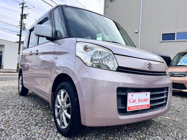 スペーシア Ｘ　車検２年付き　スマートキー　ツートーンルーフ　社外ナビ　ＨＤＭＩ　ＵＳＢ　ＡＭ　ＦＭ　バックカメラ　パワースライドドア　オートパワーウィンドウ　電動格納ミラー　オートエアコン　格納式サンシェード（7枚目）