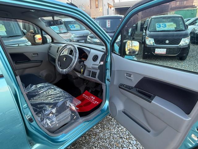 ワゴンR FX 車検2年付き 新品バッテリー 純正CDチューナーデッキ AM FM 電動格納ミラー ベンチシート アームレスト 運転席側オートパワーウィンドウ ABS タイミングチェーン(23枚目)