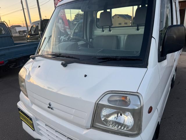 ミニキャブトラック 4WD H/L切替 5MT パワステ エアコン 3方開 車内オゾン除菌抗菌クリーニング キャビンコート(8枚目)