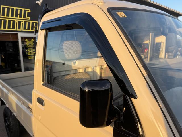 ハイゼットトラック 天晴 4WD HiLOW切替 5MT MACカスタム2トンカラー ベージュグレー バイザーミラー鉄チンブラック オリジナルエンブレム 車内抗菌オゾン除菌クリーニング(12枚目)