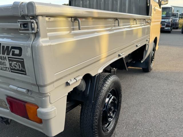 ハイゼットトラック 天晴 4WD HiLOW切替 5MT MACカスタム2トンカラー ベージュグレー バイザーミラー鉄チンブラック オリジナルエンブレム 車内抗菌オゾン除菌クリーニング(20枚目)