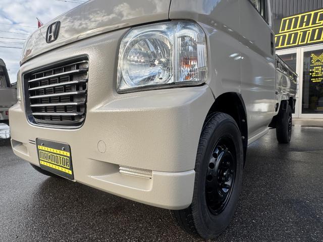 アクティトラック SDX 4WD エアコン パワステ 5MT MACカスタム2トンカラー ホビオスタイル 新品LEDライト F/バンパーチップ塗装 オリジナルエンブレム 車内抗菌オゾン除菌クリーニング(14枚目)