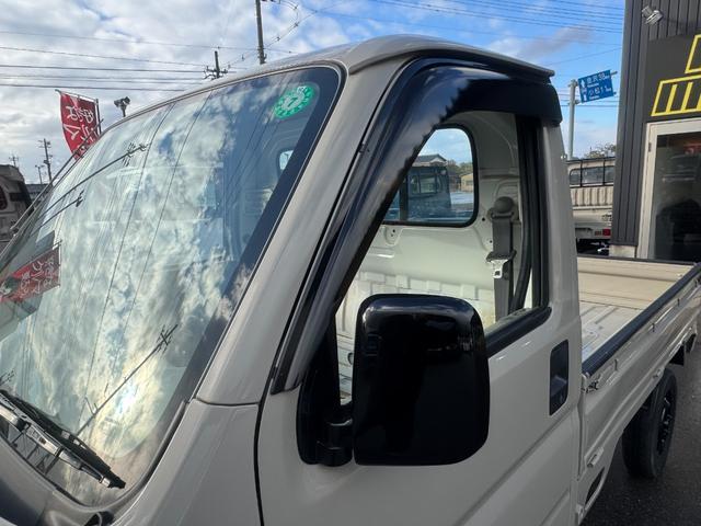 アクティトラック SDX 4WD エアコン パワステ 5MT MACカスタム2トンカラー ホビオスタイル 新品LEDライト F/バンパーチップ塗装 オリジナルエンブレム 車内抗菌オゾン除菌クリーニング(15枚目)