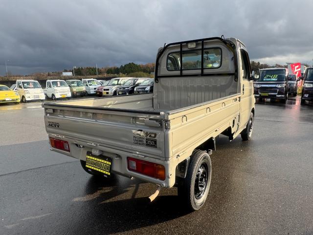 アクティトラック SDX 4WD エアコン パワステ 5MT MACカスタム2トンカラー ホビオスタイル 新品LEDライト F/バンパーチップ塗装 オリジナルエンブレム 車内抗菌オゾン除菌クリーニング(22枚目)