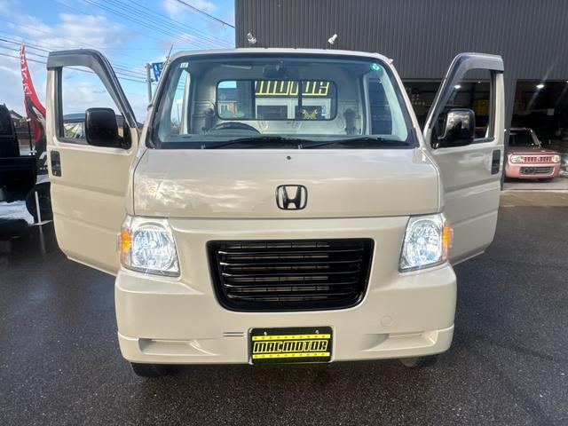 アクティトラック SDX 4WD エアコン パワステ 5MT MACカスタム2トンカラー ホビオスタイル 新品LEDライト F/バンパーチップ塗装 オリジナルエンブレム 車内抗菌オゾン除菌クリーニング(36枚目)