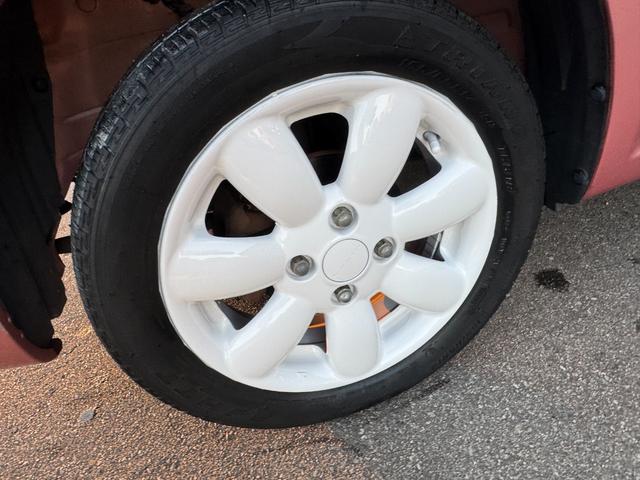 アルトラパン Ｘ　スマートキー２個　プッシュスタート　１４ＡＷ　ＭＡＣカスタム２トンカラー　ピンクホワイト　走行３２０００ｋ　ベンチシート　フルフラット　車内抗菌オゾン除菌クリーニング　車検整備付（24枚目）