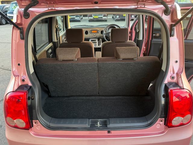 アルトラパン Ｘ　スマートキー２個　プッシュスタート　１４ＡＷ　ＭＡＣカスタム２トンカラー　ピンクホワイト　走行３２０００ｋ　ベンチシート　フルフラット　車内抗菌オゾン除菌クリーニング　車検整備付（48枚目）