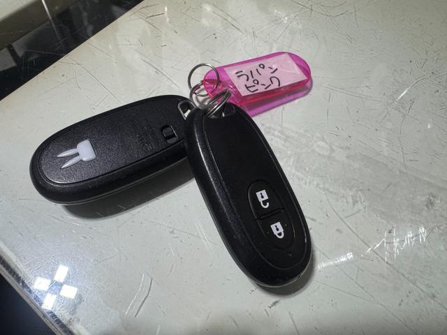 アルトラパン Ｘ　スマートキー２個　プッシュスタート　１４ＡＷ　ＭＡＣカスタム２トンカラー　ピンクホワイト　走行３２０００ｋ　ベンチシート　フルフラット　車内抗菌オゾン除菌クリーニング　車検整備付（61枚目）