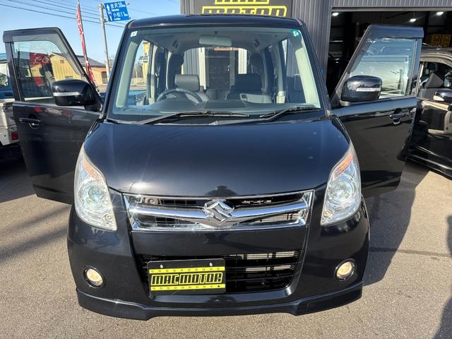 パレット XS スマートキー プッシュスタート HID オートライト 14AW 片側パワースライド ハーフエアロ付 USBオーディオ 車内オゾン除菌抗菌クリーニング コーティング済み(65枚目)