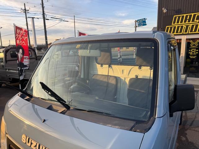 キャリイトラック KC 4WD 5MT エアコン パワステ MACカスタム2トンカラオリジナルエンブレム Fバンパーチップ塗装 カスタム鉄チン2セット夏タイヤスタットレス付き 車内オゾンクリーニング(8枚目)