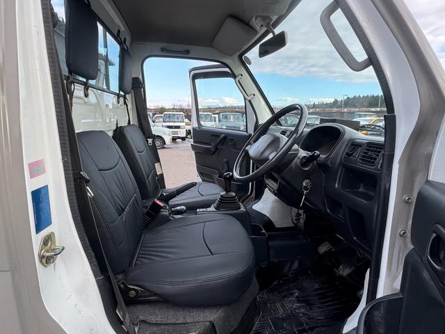 キャリイトラック KC 4WD 5MTエアコン パワステ MACカスタムペイント オーディオパック装備 Bluetooth 13AW 新品LEDライト シートカバー オリジナルエンブレム Fバンパーチップ塗装 グリル塗分け(43枚目)