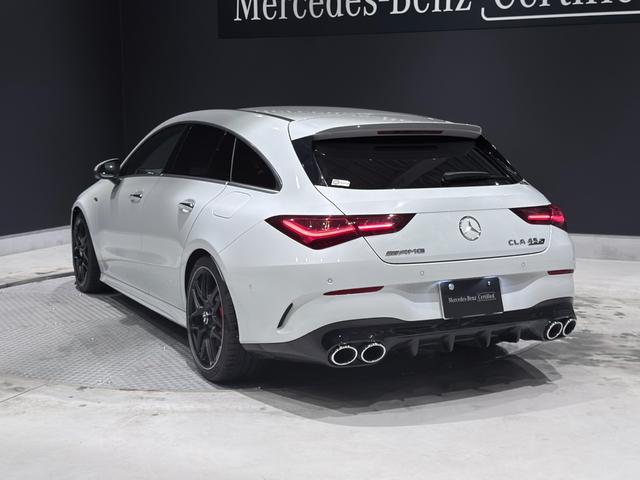 CLAクラス シューティングブレーク CLA45 S 4マチック+ シューティングブレーク アドバンスドP パノスラ HUD 360°カメラ 本革 Brumesterサウンドシステム ETC 純正19AW ロゴプロジェクター メモリ付きPシート シートヒーター Pリアゲート(4枚目)