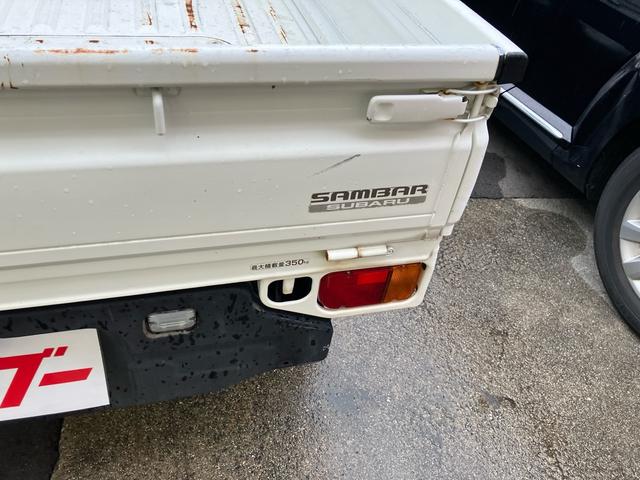 サンバートラック TB 4WD 5速マニュアル エアコン 運転席エアバック(8枚目)
