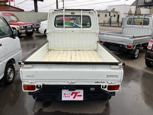 サンバートラック TB 4WD 5速マニュアル エアコン パワステ 運転席エアバック(5枚目)