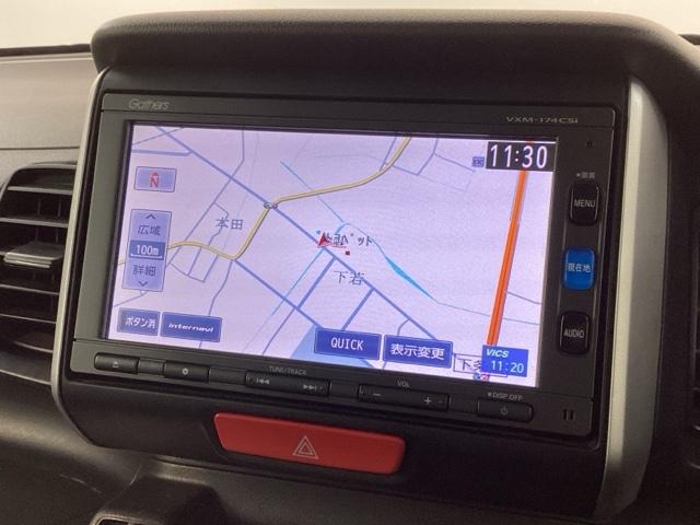 Ｎ－ＢＯＸ Ｇ・Ｌパッケージ　あんしんＰＫＧ　１年保証　ナビＶＸＭ－１７４ＣＳｉ　ＴＶ　Ｒカメラ　ＢＴオ－ディオ　ＥＴＣ　ＶＳＡ　スマ－トキ－　盗難防止装置　整備記録簿　ＡＡＣ　スペアキ－　ドアバイザ－　ベンチシ－ト　Ｗエアバッグ（5枚目）