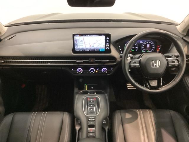 ZR-V e:HEVZ H SENSING 革シ-ト 新車保証 試乗車 ワンオ-ナ- 純正ナビ TV Rカメラ マルチビュ- BTオ-ディオ ETC LEDライト VSA シ-トヒ-タ- 電動シ-ト クルコン アルミ AAC(9枚目)