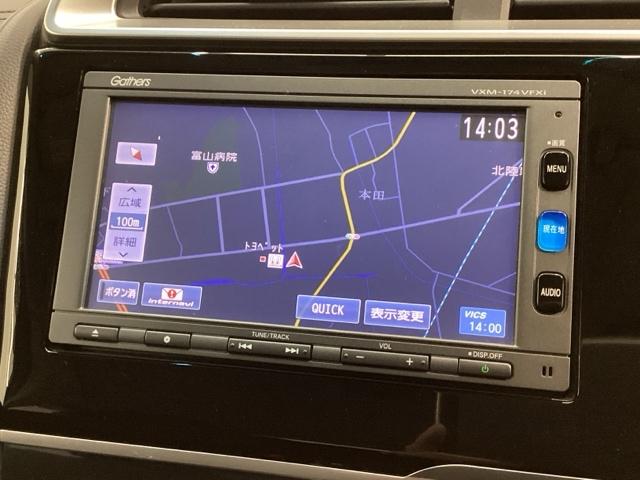 ギャザズナビ搭載です。知らない道も安心ですね！