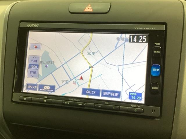 ギャザズナビ搭載です。知らない道も安心ですね！