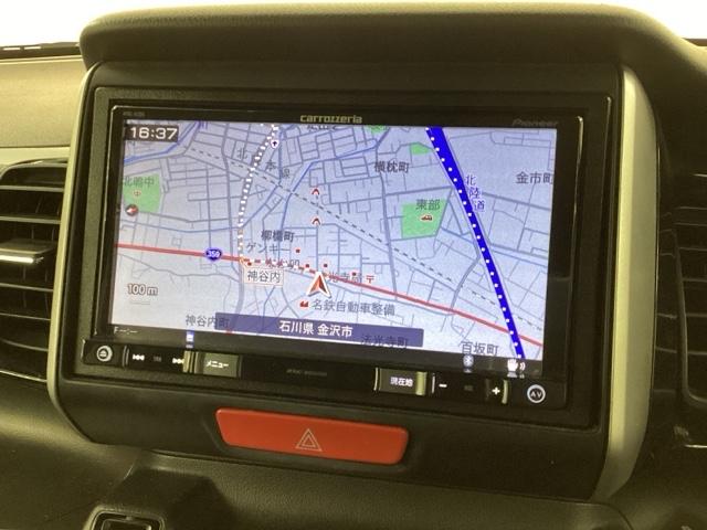 N-BOXカスタム G・Lパッケージ あんしんPKG 1年保証 ナビ TV Rカメラ BTオ-ディオ DVD HID 両側電動ドア VSA アルミ スマ-トキ- 盗難防止装置 整備記録簿 AAC ドアバイザ- ベンチシ-ト Wエアバッグ(5枚目)