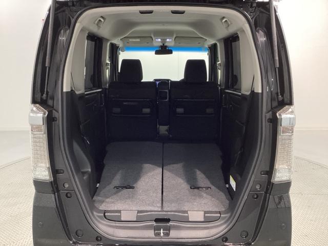 N-BOXカスタム G・Lパッケージ あんしんPKG 1年保証 ナビ TV Rカメラ BTオ-ディオ DVD HID 両側電動ドア VSA アルミ スマ-トキ- 盗難防止装置 整備記録簿 AAC ドアバイザ- ベンチシ-ト Wエアバッグ(19枚目)