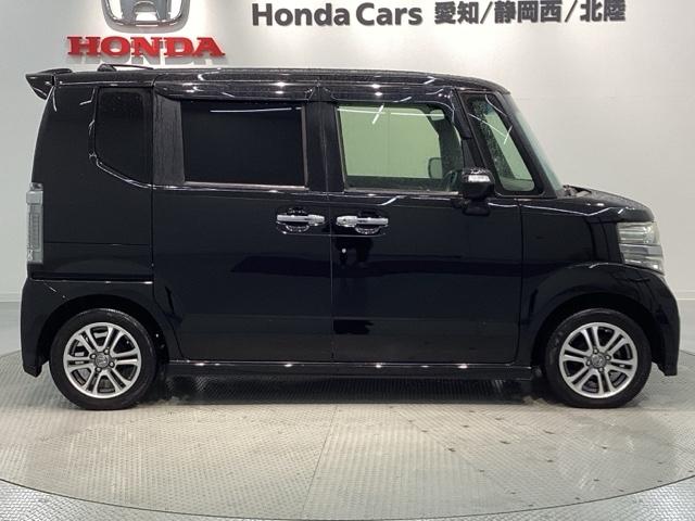 N-BOXカスタム G・Lパッケージ あんしんPKG 1年保証 ナビ TV Rカメラ BTオ-ディオ DVD HID 両側電動ドア VSA アルミ スマ-トキ- 盗難防止装置 整備記録簿 AAC ドアバイザ- ベンチシ-ト Wエアバッグ(49枚目)