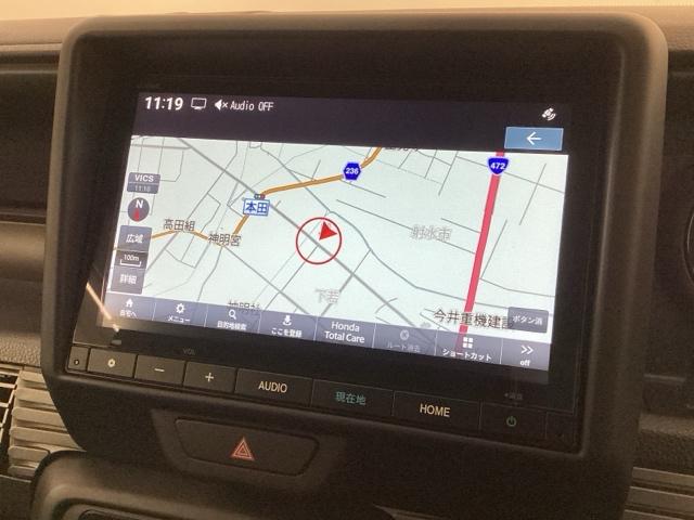 Ｎ－ＶＡＮ ファン　Ｈ　ＳＥＮＳＩＮＧ　新車保証　試乗車　ワンオ－ナ－　ナビＶＸＭ－２４５ＺＦＥｉ　ＴＶ　Ｒカメラ　ＢＴオ－ディオ　ＥＴＣ　ＬＥＤライト　ＶＳＡ　クルコン　スマ－トキ－　盗難防止装置　整備記録簿　ＡＡＣ（6枚目）
