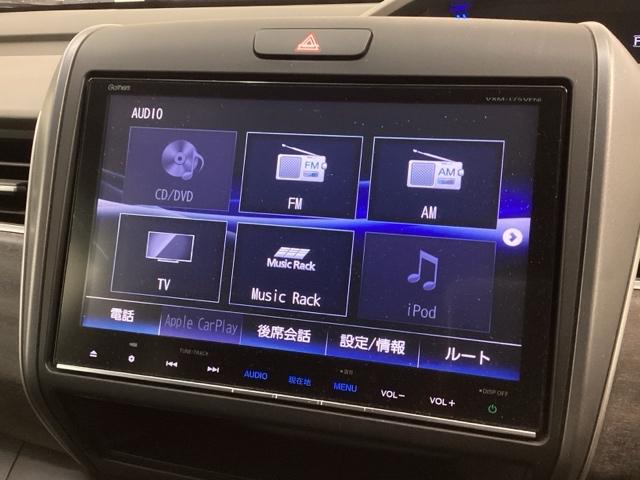 フリード Ｇ　１年保証　ナビＶＸＭ－１７５ＶＦＮｉ　ＴＶ　Ｒカメラ　ＣＤ録音　ＢＴオ－ディオ　ＤＶＤ　ＥＴＣ　ＬＥＤライト　ＶＳＡ　シ－トヒ－タ－　アルミ　スマ－トキ－　スペアキー　盗難防止装置　整備記録簿　ＡＡＣ（40枚目）