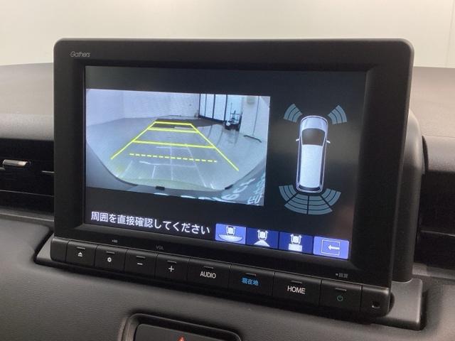 ヴェゼル ｅ：ＨＥＶＸ　Ｈ　ＳＥＮＳＩＮＧ最長５年保証　ワンオ－ナ－　ナビＬＸＭ－２３２ＶＦＥｉ　ＴＶ　Ｒカメラ　ＤＶＤ　ＥＴＣ　ＬＥＤライト　ＶＳＡ　アルミ　スマ－トキ－　スペアキー　盗難防止装置　整備記録簿　ドアバイザ－（7枚目）