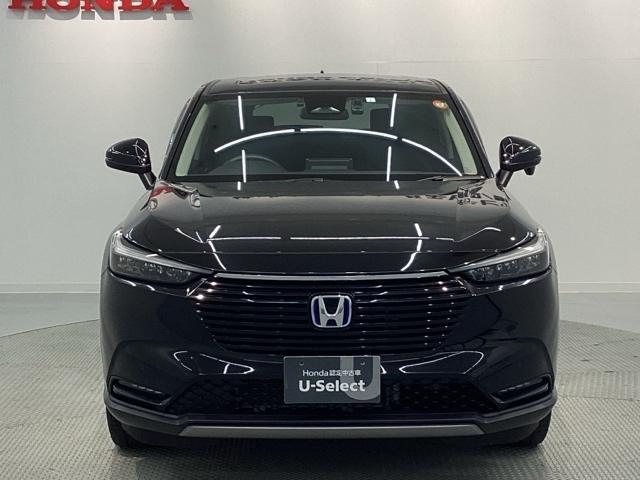 ヴェゼル ｅ：ＨＥＶＸ　Ｈ　ＳＥＮＳＩＮＧ最長５年保証　ワンオ－ナ－　ナビＬＸＭ－２３２ＶＦＥｉ　ＴＶ　Ｒカメラ　ＤＶＤ　ＥＴＣ　ＬＥＤライト　ＶＳＡ　アルミ　スマ－トキ－　スペアキー　盗難防止装置　整備記録簿　ドアバイザ－（53枚目）