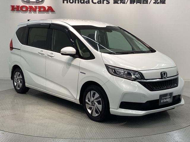 フリード＋ハイブリッド ハイブリッドＧ・ホンダセンシング　最長５年保証　ワンオ－ナ－　ナビＶＸＭ－２１４ＶＦｉ　ＴＶ　Ｒカメラ　ＣＤ録音　ＢＴオ－ディオ　ＤＶＤ　ＥＴＣ　ＬＥＤライト　両側電動ドア　ＶＳＡ　スマ－トキ－　スペアキー　盗難防止装置　整備記録簿（52枚目）