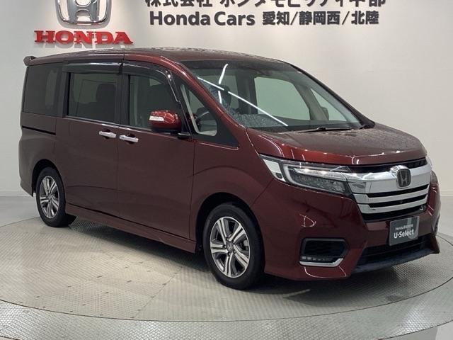 ステップワゴンスパーダ ｅ：ＨＥＶスパーダＧ・ＥＸホンダセンシング　最長５年保証　ワンオ－ナ－　ナビＶＸＵ－２１７ＳＷｉ　ＴＶ　Ｒカメラ　マルチビュー　ＣＤ録音　ＢＴオ－ディオ　ＤＶＤ　Ｒモニタ－　ＥＴＣ　ＬＥＤライト　両側電動ドア　ＶＳＡ　シ－トヒ－タ－　アルミ（52枚目）
