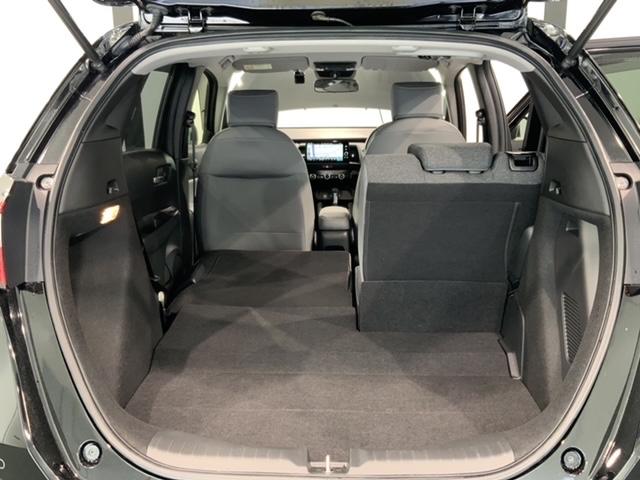 フィット ｅ：ＨＥＶＲＳ　Ｈ　ＳＥＮＳＩＮＧ　最長５年保証　ワンオ－ナ－　純正ナビ　ＴＶ　Ｒカメラ　ＢＴオ－ディオ　ＥＴＣ　ＬＥＤライト　横滑り防止　クルコン　アルミ　スマ－トキ－　盗難防止装置　整備記録簿　ＡＡＣ　スペアキ－（38枚目）